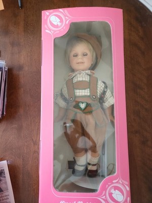 Engel Puppe Bavarian Boy Doll 16  Disney Parks Germany Pavilion Original Box