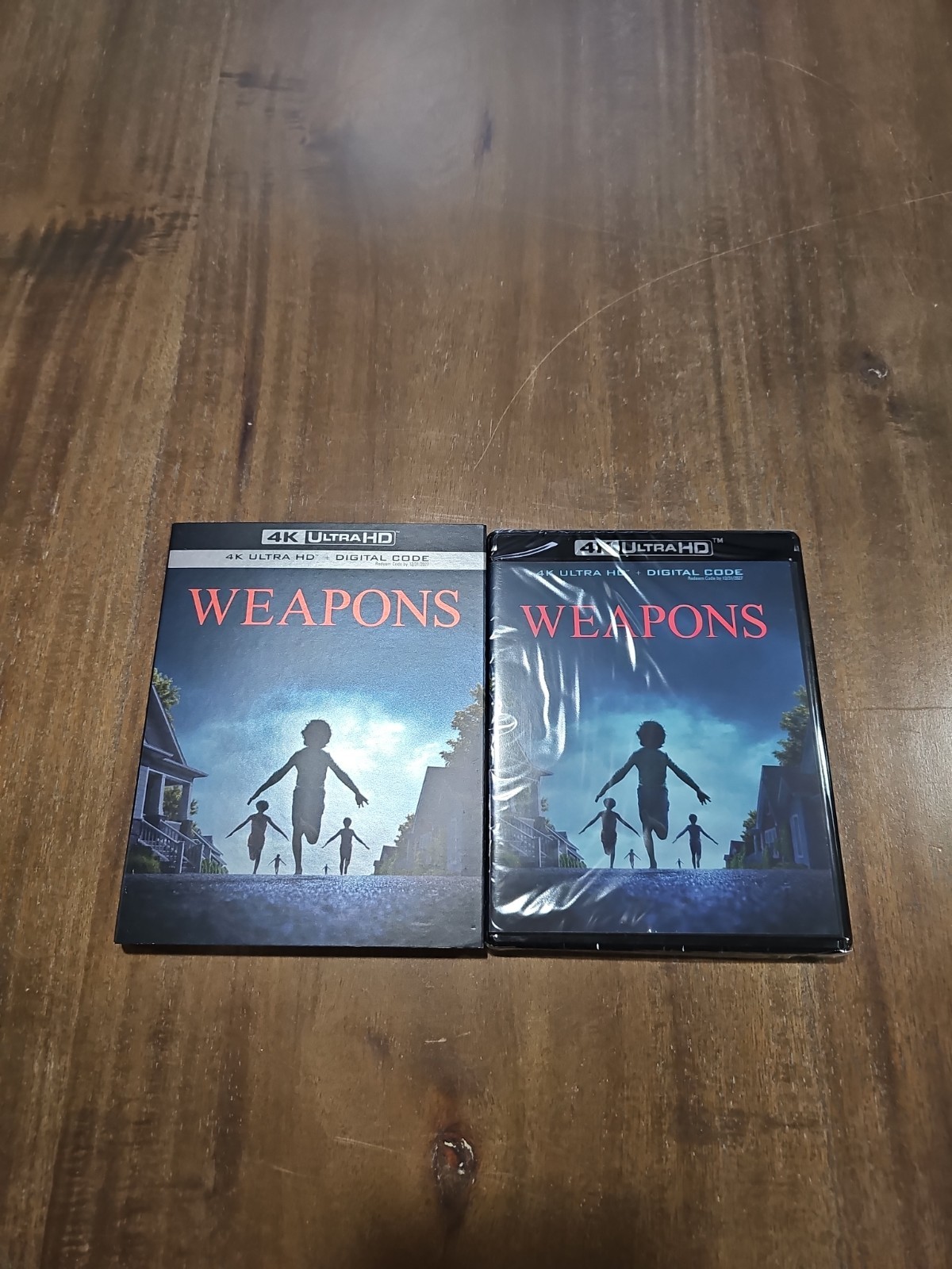 Weapons 4K UHD/Digital W/Slipcover Brand New