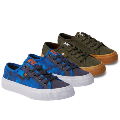DC Shoes Kinder Manual Skateboarding Turnschuhe Schnürschuhe Skateschuhe