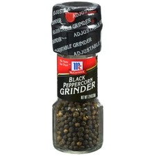 McCormick Black Peppercorn Grinder, 1.24 Ounce Grinder - 36 Per Case