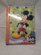 Disney Mickey Mouse Photo album - Holds 32 4x6 Photos - New In Packaging