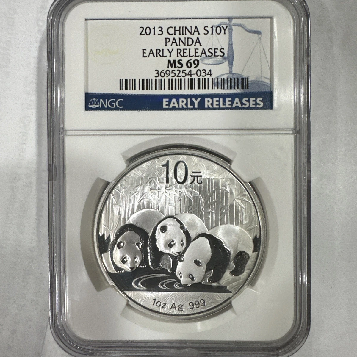 Chinese Panda MS 69 Graded 2014 Silver Bullion Coins for sale | eBay