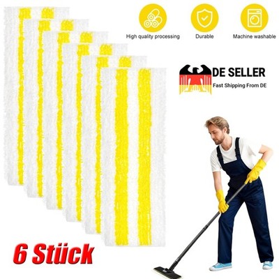 6 Stück Dampfreiniger Bodentuch Pads für Kärcher Easyfix SC1 SC2 SC3 SC4 SC5 Neu