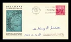 DR JIM STAMPS US COVER DELAWARE TERCENTENARY FDC SCOTT 836 LINPRINT CACHET