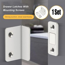 Magnetic Door Stopper, Stainless Steel Silver