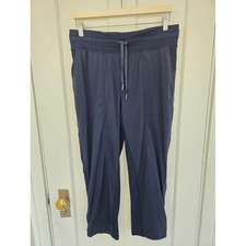 Lululemon Women's Dance Studio Pant III Size 8 Pull-on Drawstring Active Navy