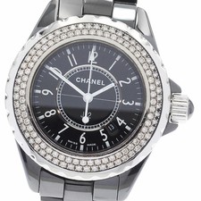 【Watch】CHANEL H0949 Black Ceramic Diamond Bezel Quartz Women's Watch