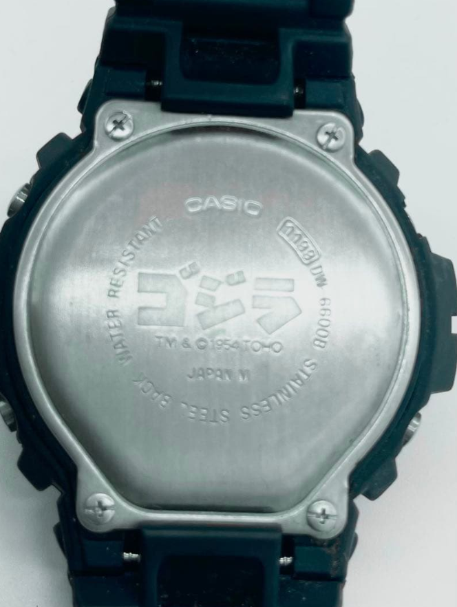 【美品】東宝 G-SHOCK ゴジラ DW-6600 GODZILLA CASIO G SHOCK DW6600 GODZILLA Limited Edition TOHO Model Rare