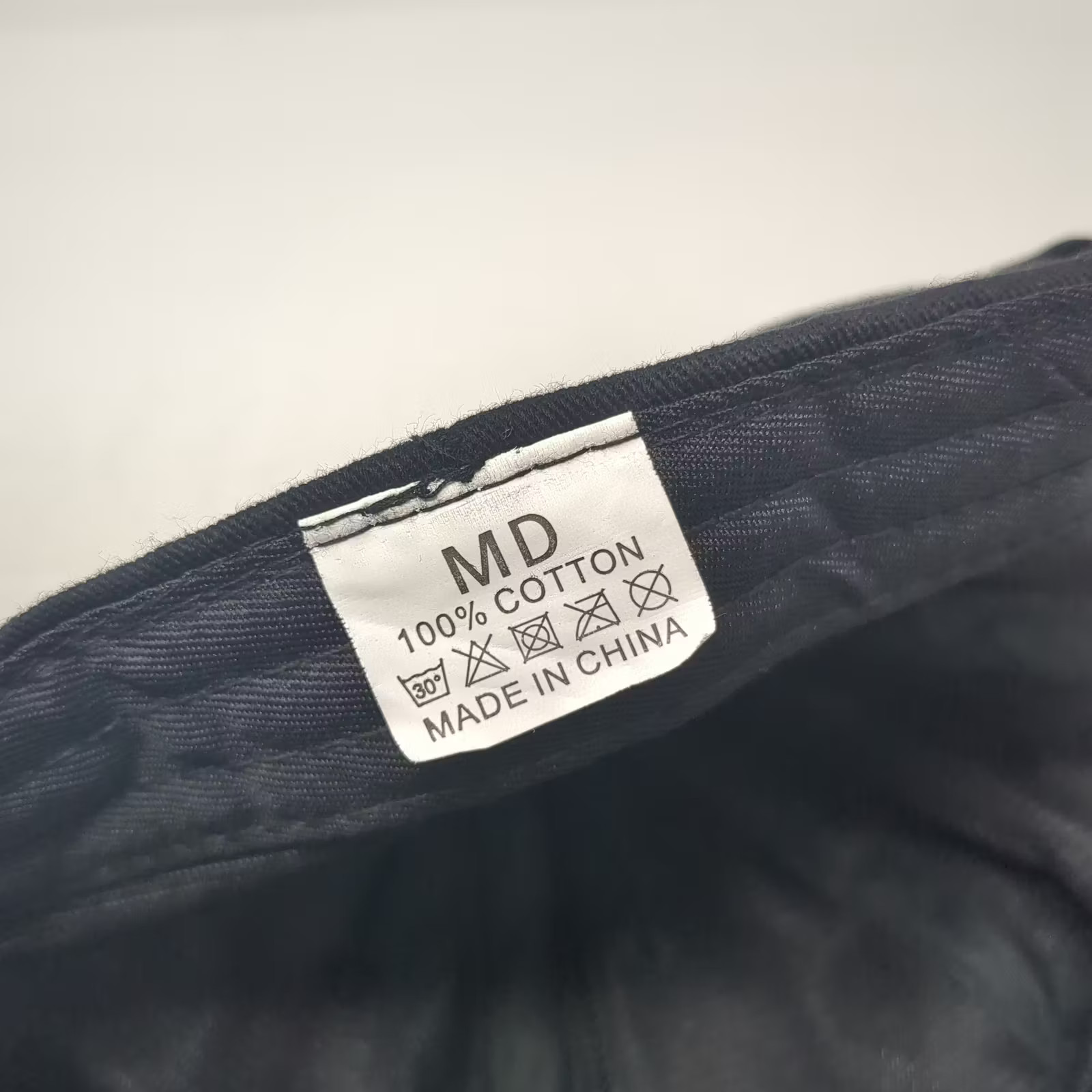 Black Baseball Cap Hat M Adjustable Slideback Pla… - image 9