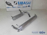 Imasaf Auspuffset MSD + ESD für Fiat Fiorino + Qubo 1.4 Natural Power 2008-