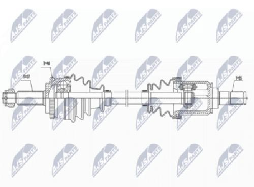 Original NTY Drive Shaft NPW-KA-368