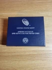 2017 W US Mint American Eagle One Ounce Silver Proof Coin  w/ COA & Box