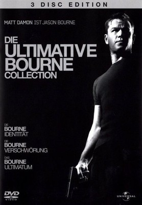 DIE ULTIMATIVE BOURNE COLLECTION - 3 DVDS - MATT DAMON - TEIL 1+2+3 - IDENTITÄT