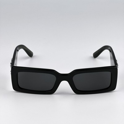 D&G DG4447B 335587 Sunglasses Black Dark Grey Rectangle Unisex D&G Men AUTHENTIC Sunglasses Black Dark Grey Rectangle  main image 3