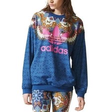 Adidas x Farm Rio Borbomix Sweatshirt  Leggings Outfit Women  s Size XS 2 Pc Set