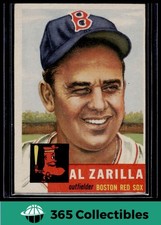 1953 Topps Al Zarilla - Topps Boston Red Sox