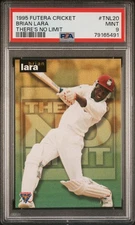 1995 FUTERA CRICKET THERE'S NO LIMIT #TNL20 BRIAN LARA PSA 9