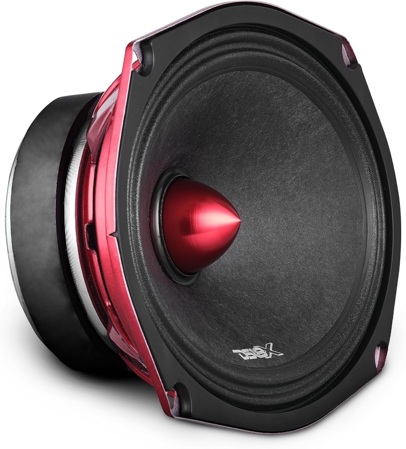 X698 BM Loudspeaker - 6x9, Midrange, Red Aluminum Bullet, 55