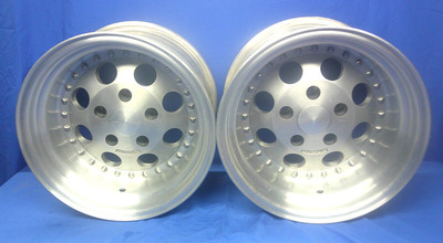 Vintage NOS 1980s Centerline X-Series ''Q'' Style Seep Dish Racing Wheels 16''x9''