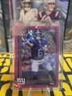 Jaxson Dart Hot Pink X-Fractor Refractor 2025 Topps Chrome Football NY Giants