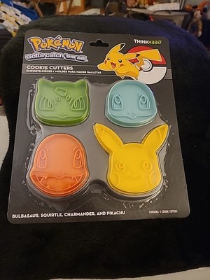 Think Geek Pokemon Cookie Cutter Set Sealed