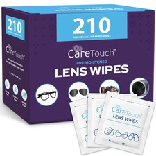 210 Count Lens Wipes for Eyeglasses Eyeglass Cleaning Wipes Pre moistened