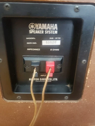 Yamaha NS-670 Speakers 10” 3Way Hifi B - Picture 11 of 14