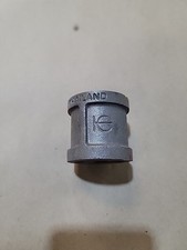 1" BLACK MALLEABLE IRON STRAIGHT COUPLING fitting pipe npt coupler