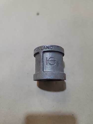 1" BLACK MALLEABLE IRON STRAIGHT COUPLING fitting pipe npt coupler