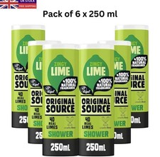 Original Source Shower Gel, Natural Fragrance Vegan Cruelty Free 6 x 500ml 250ml 7.19 per litre