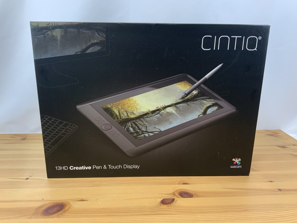 Wacom Cintiq 13HD Creative Pen & Touch Display DTH1300K w/ Pen
