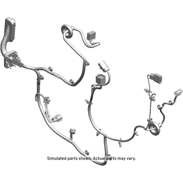 Genuine GM Driver Side Rear Door Wiring Harness Part 84428096