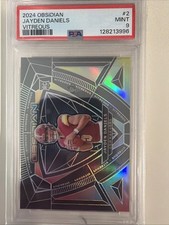 Jayden Daniels 2024 Panini Obsidian Vitreous #2 PSA 9