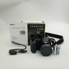 Nikon COOLPIX L340 Compact Digital Camera Black Tested Excellent Condition
