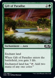 Gift of Paradise 173/280 Core Set 2020 Common MTG