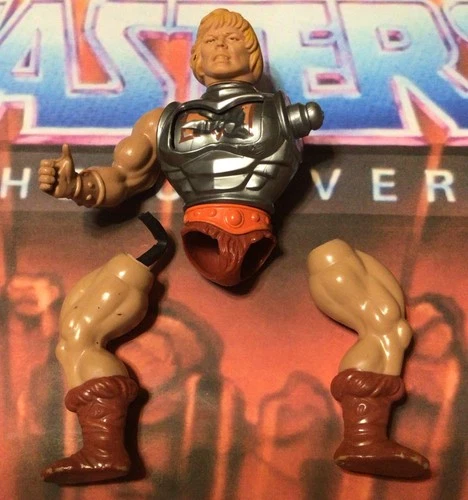 Battle Armor He-Man MOTU 1984 Vintage Parts Figure Custom Repair Mattel D3 014O