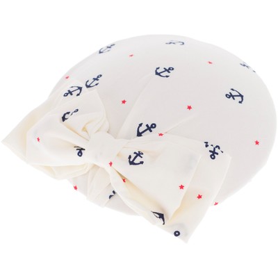 Vintage PAGE Sailor ANCHOR Anker PILLBOX Hütchen Fascinator Creme Rockabilly