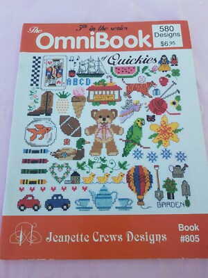 Jeanette Crews The Omnibook Of Quickies 5th in the Series #805 580 Designs Book 