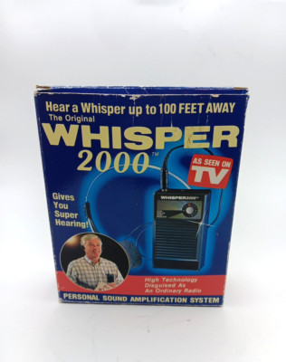 Vtg Whisper 2000 Sound Modulator Amplification System 1991 Model WS2000 NOS