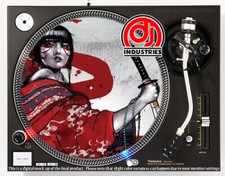 Warrior Within - 7"-12" DJ slipmat for LP turntable record player