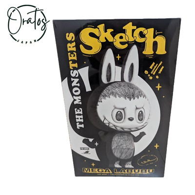 POP MART THE MONSTERS MEGA LABUBU 400% Sketch Figure Popmart POP MART THE MONSTERS MEGA LABUBU 400% Sketch Figure Popmart