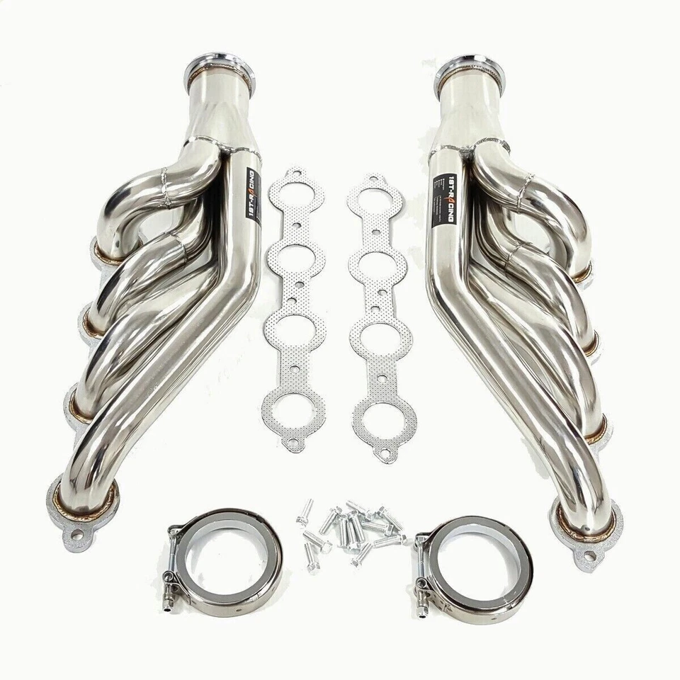 Cabezales cortos arriba y adelante LS1 LS2 LSX GM V8 PARA Chevrolet Chevy 5.3 5.7 6.0L Foto 2 de 4