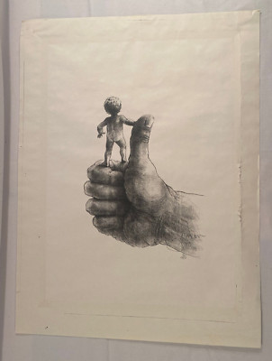 Jonathan Rogers ''Seek Ye Fist'' Art Print Lithograph 1998 Signed Numbered #9/50