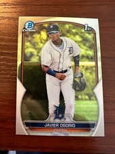 2023 Bowman Chrome Prospect #BCP-4 Javier Osorio - Detroit Tigers