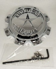 Afx309 American Force Chrome 8 Lug 165.1 170 180 Short 1 Wheel Center Cap New