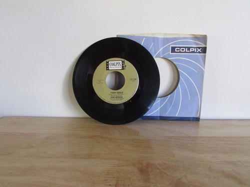 JANE MORGAN The Poor People of Paris / Funny World 7" 45RPM Colpix CP-754 Record - Picture 2 of 2