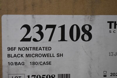 フリーサイエンス Thermo 237108 Scientific MaxiSorp Microplate 96 Well Black F96
