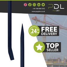 60" (5ft) 1500mm HD CROW BAR WITH CHISEL/ POINT/ PRY. CARTERS WRECKING BAR 