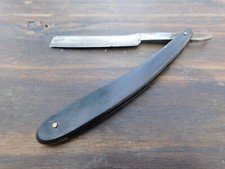 Antique Straight Razor Wade  Butcher Anchor Etching on Handle