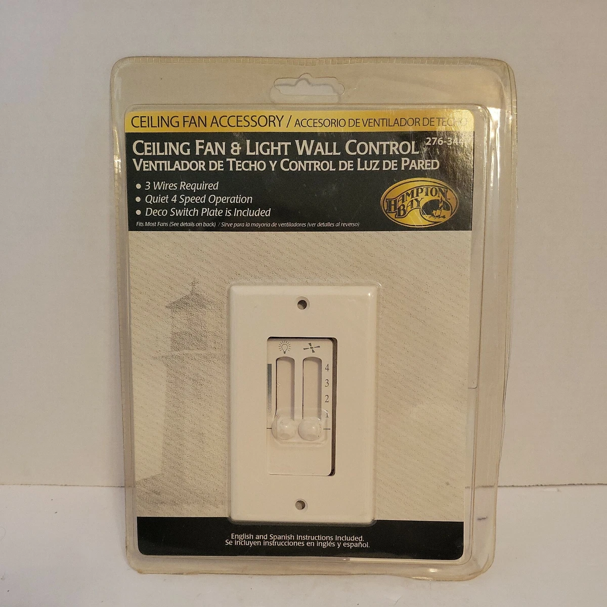 How To Install Hampton Bay Ceiling Fan Wall Control Shelly Lighting